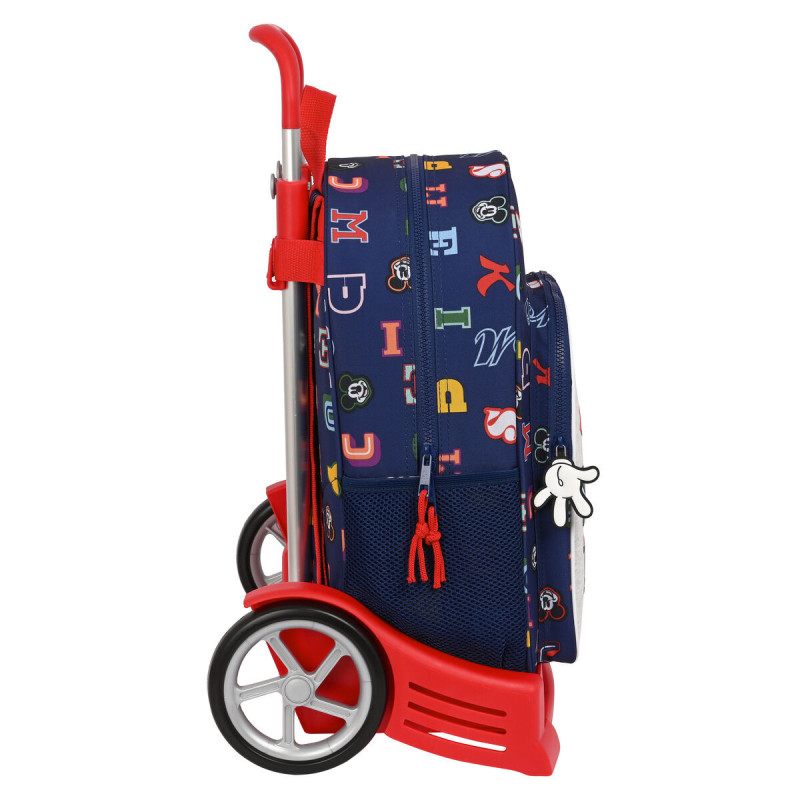 Image secondaire de Cartable à roulettes Mickey Mouse Clubhouse Only one Blue marine (33 x 42 x 14 cm)