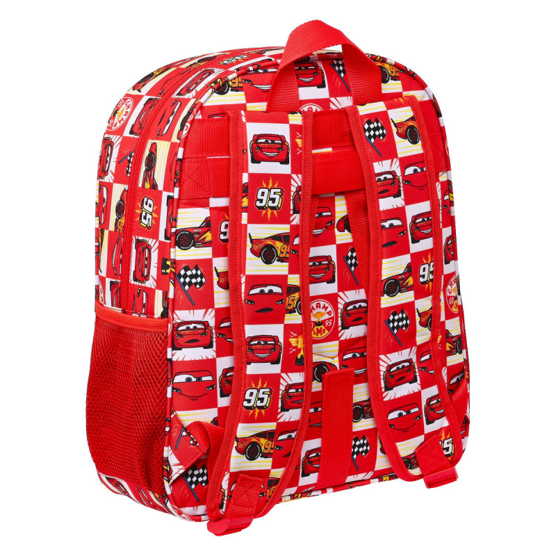 Image secondaire de Cartable Cars Let's race Rouge Blanc (32 x 38 x 12 cm)