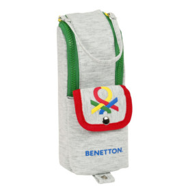 Trousse d'écolier Benetton Pop Gris (6 x 21 x 6 cm) 30,99 €