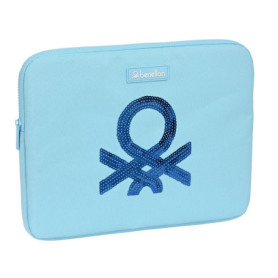 Housse d'ordinateur portable Benetton Sequins Bleu clair (34 x 25 x 2 cm 28,99 €