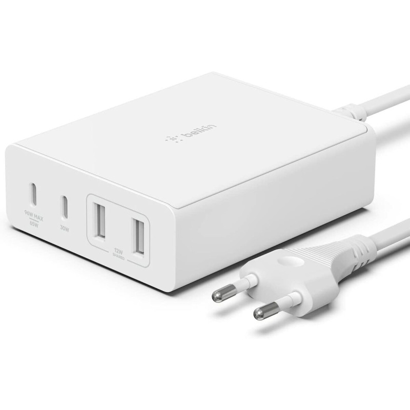 Image secondaire de Belkin WCH010VFWH chargeur d'appareils mobiles Ordinateur portable, Smartphone, Tablette Blanc Secteur Intérieure