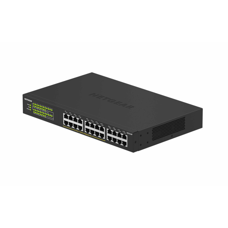 Image secondaire de Netgear GS324P Non-géré Gigabit Ethernet (10/100/1000) Connexion Ethernet, supportant l'alimentation via ce port (PoE) 1U Noir