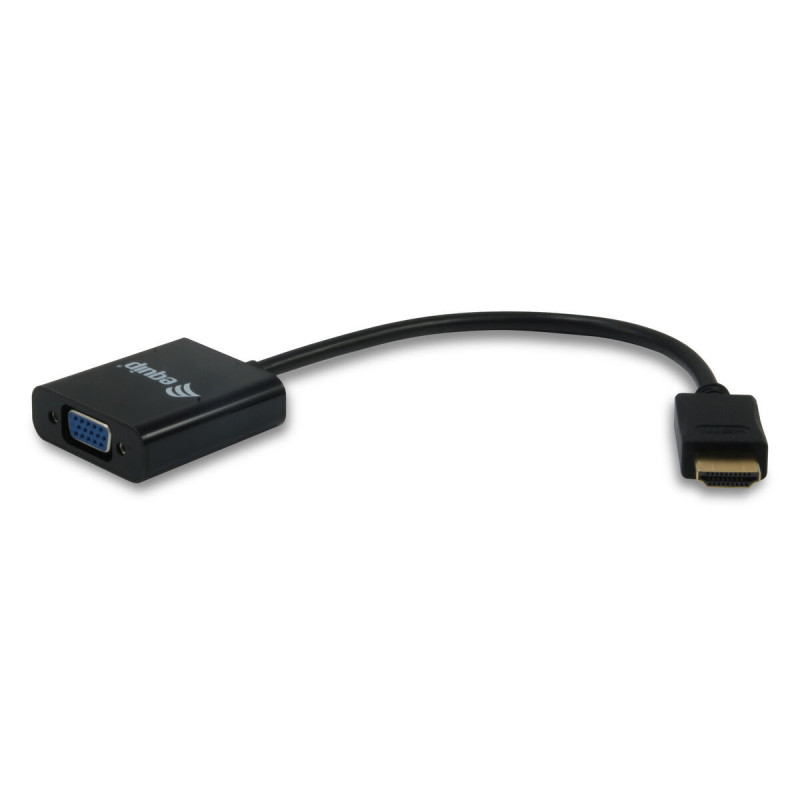 Equip 11903607 câble vidéo et adaptateur VGA (D-Sub) HDMI Type A (Standard) Noir