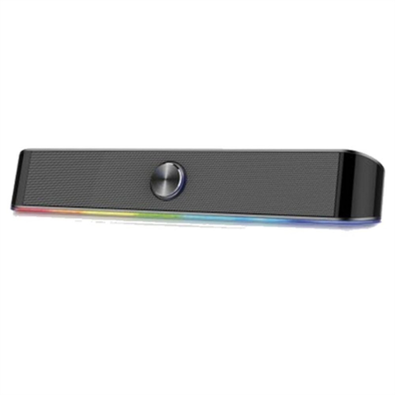 Ewent EW3525 haut-parleur soundbar Noir 2.0 canaux 6 W