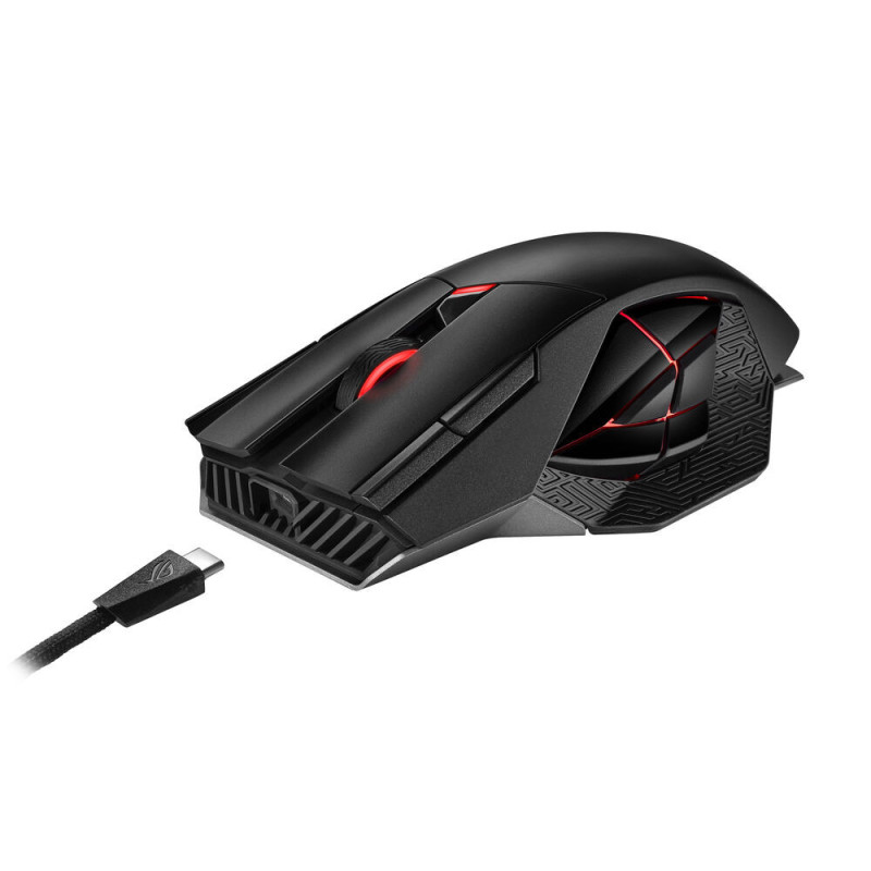 Image secondaire de Asus ROG Spatha X souris Droitier RF Wireless + USB Type-A Optique 19000 DPI