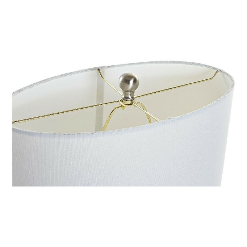 Image secondaire de Lampe de bureau DKD Home Decor 8424001806843 Blanc Doré Argenté Métal 60 W 220 V 40 x 22 x 64 cm