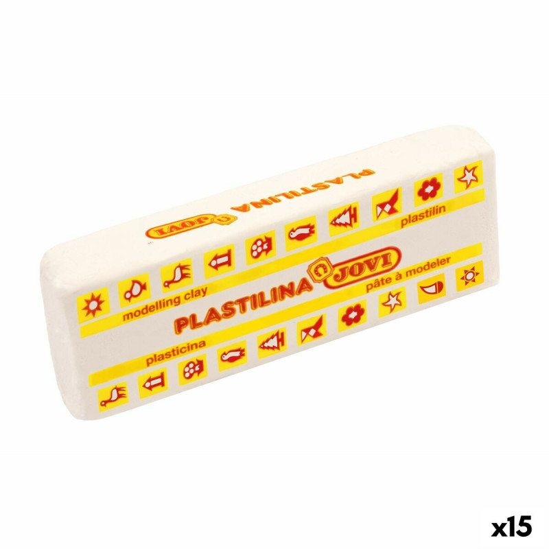 Barres de pâte à modeler Jovi School 150 g Blanc