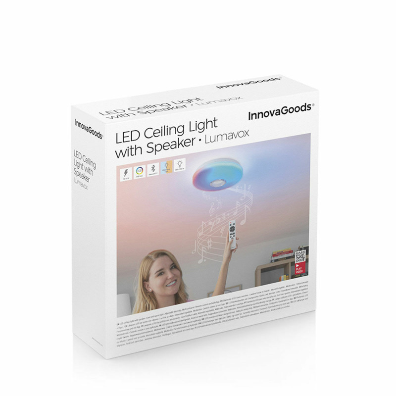 Image secondaire de Plafonnier à LED avec Haut-parleur Lumavox InnovaGoods