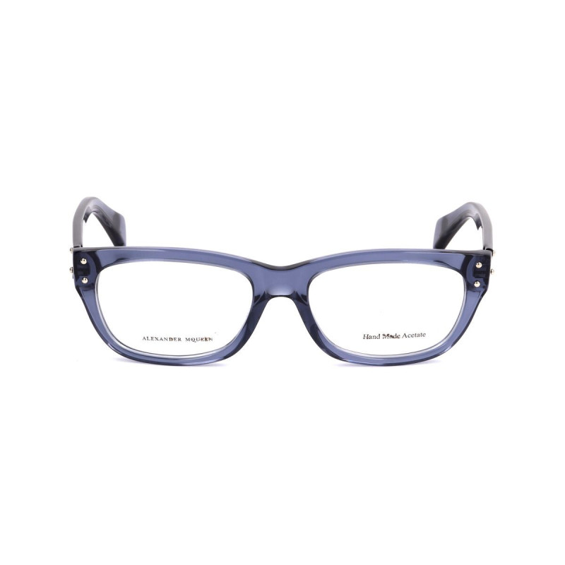 Monture de Lunettes Unisexe Alexander McQueen AMQ-4223-BMP Bleu Ø 52 mm