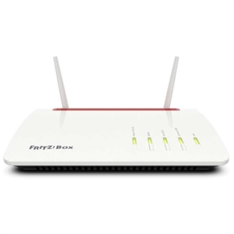 Fritz!Box Box 6890 LTE routeur sans fil Gigabit Ethernet Bi-bande (2,4 GHz / 5 GHz) 4G Rouge, Blanc